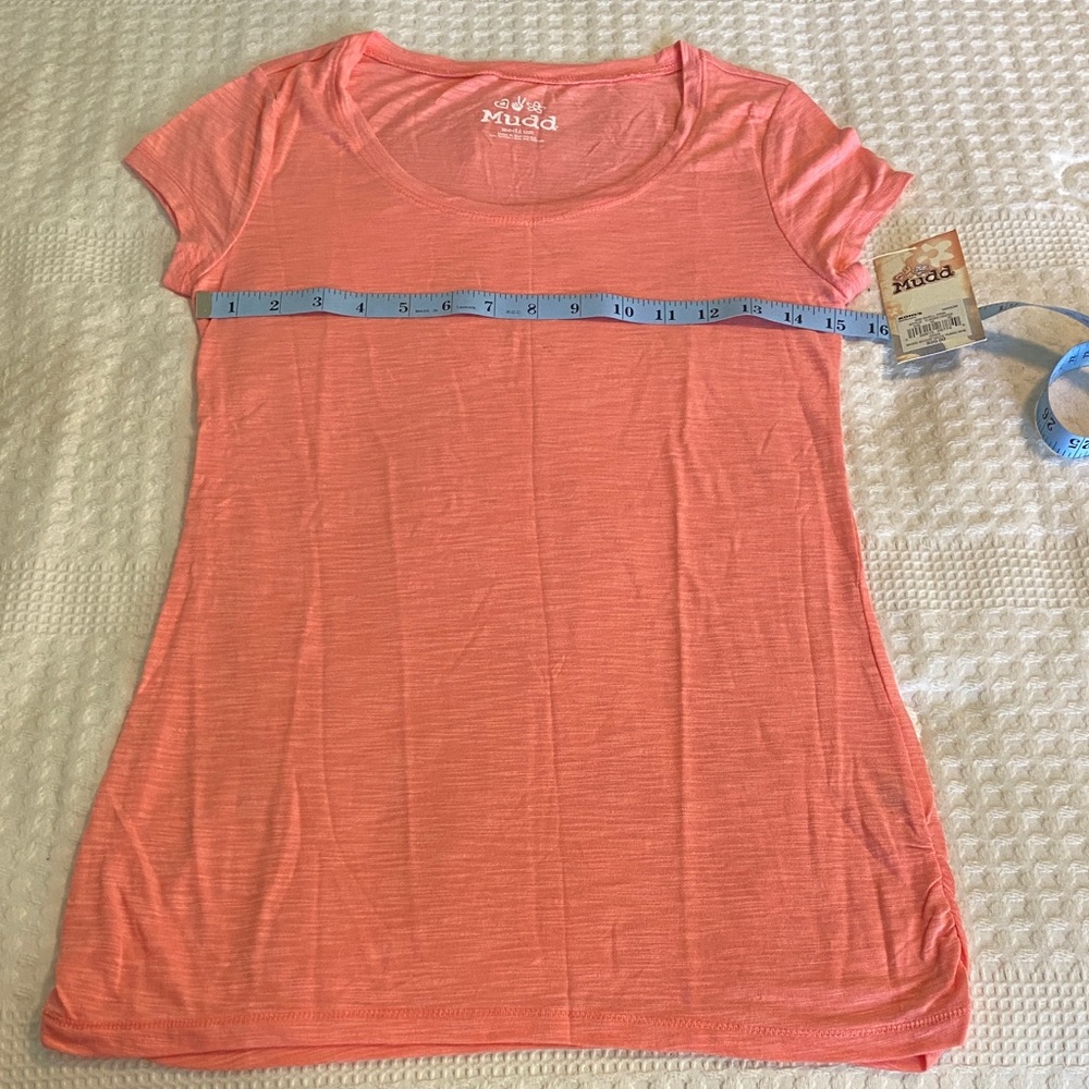 Mudd Short Sleeve Coral Tee